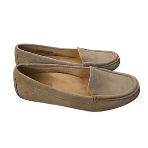 Vionic Debbie Gray Suede Loafers